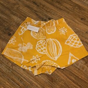 Petal & Pup High Waisted Cotton and Linen Shorts NWT Small